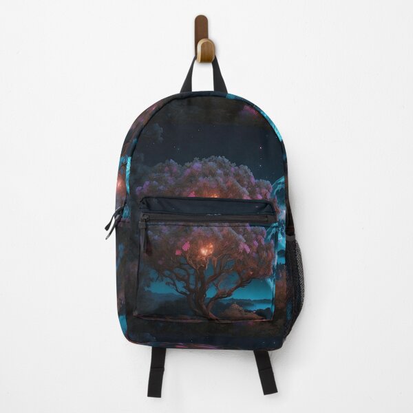 Item preview, Galactic Bloom: An Ethereal Forest Bathed in Celestial Light designed and sold by ArtComixHaven.