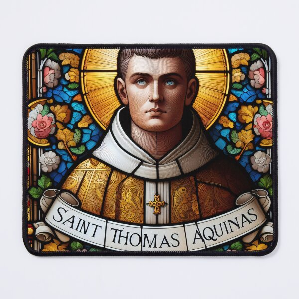 Item preview, Saint Thomas Aquinas Patron Saint of Students and Schools designed and sold by ClassicRetroism.