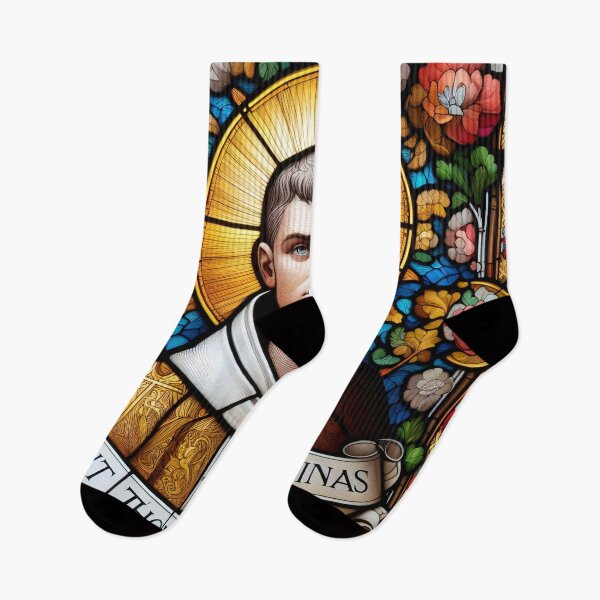 Item preview, Saint Thomas Aquinas Patron Saint of Students and Schools designed and sold by ClassicRetroism.