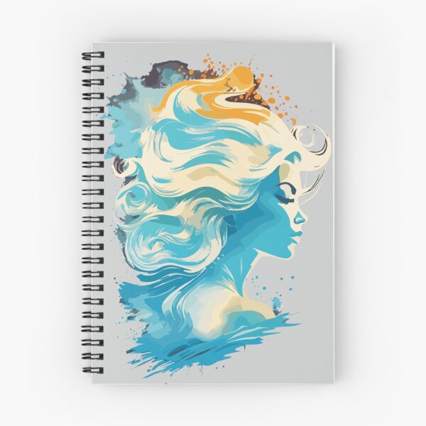 Aperçu de l'œuvre Mindful Lady : Silhouette de femme élégante #2 - Art abstrait de pleine conscience créée et vendue par MindfulVisionz.