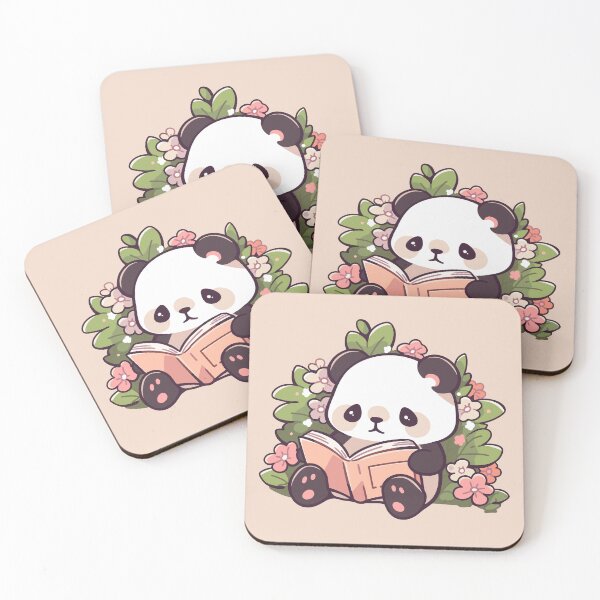 Item preview, Panda Reading A Book In Nature designed and sold by SweetClicks123.