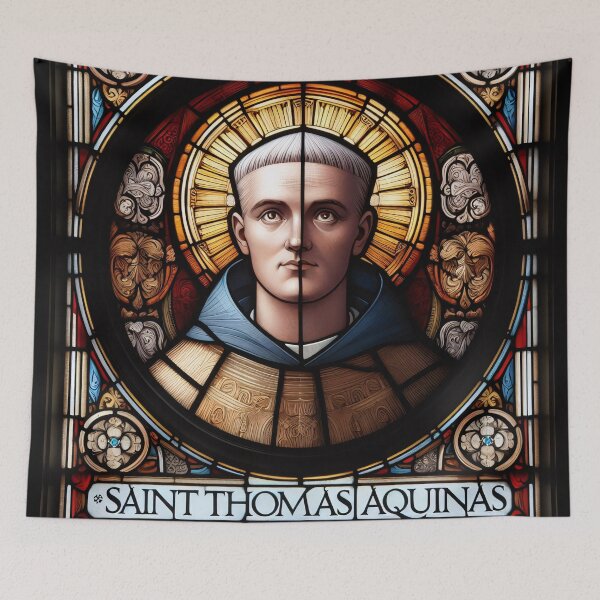 Item preview, Saint Thomas Aquinas Patron Saint of Students and Schools designed and sold by ClassicRetroism.