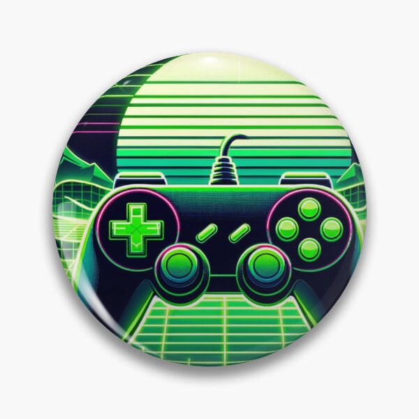 Artikelvorschau, Synthwave-Gamecontroller entworfen und verkauft von Zestpond.