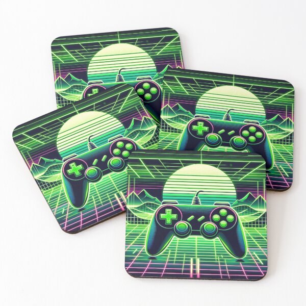 Artikelvorschau, Synthwave-Gamecontroller entworfen und verkauft von Zestpond.