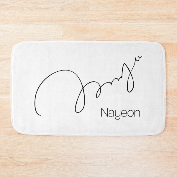 Item preview, Nayeon's autograph (with her name) designed and sold by SappyYellowCR.