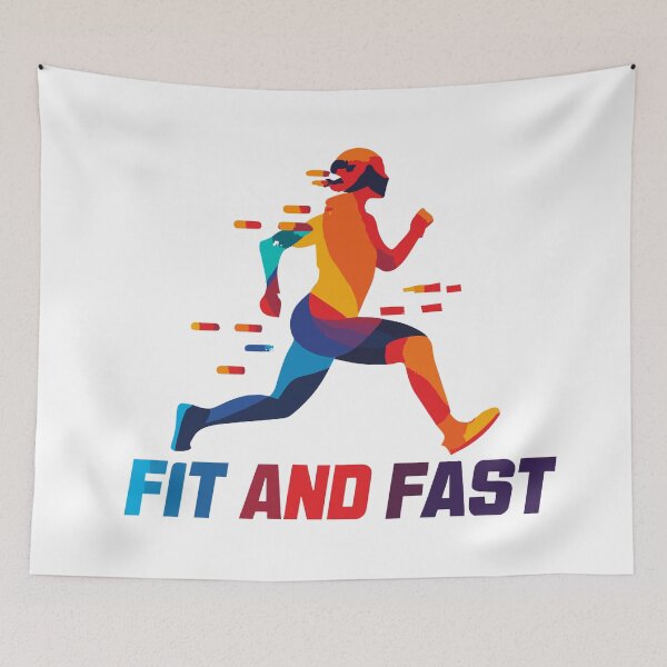 Item preview, Fit and Fast - Minimal Vector Art designed and sold by Sketch-Shack.