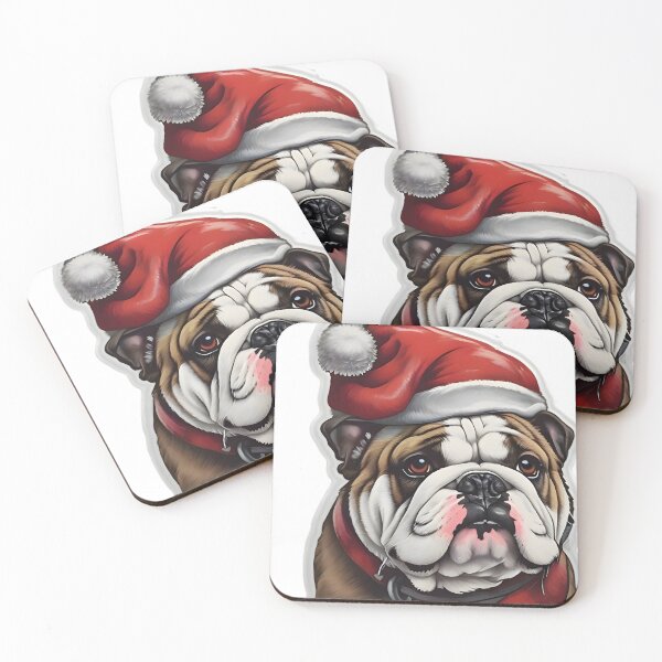 Item preview, Bulldog Santa designed and sold by HOMETOWN86.