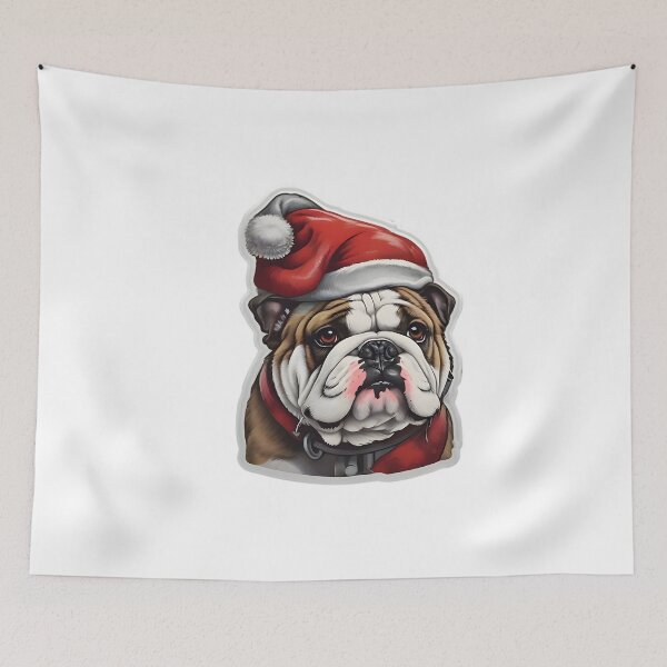 Item preview, Bulldog Santa designed and sold by HOMETOWN86.