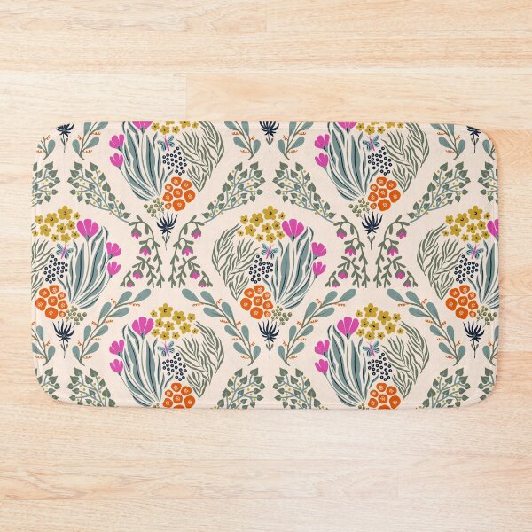 Item preview, Garden Floral Undulating Cream designed and sold by Snehanirody.