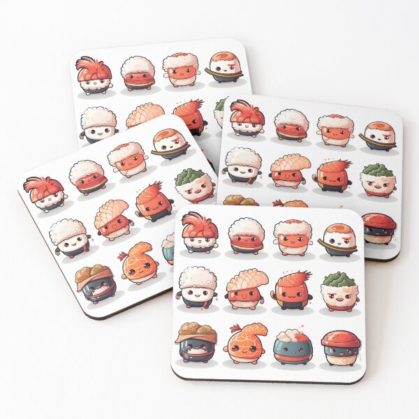 Item preview, Cute kawaii sushi design designed and sold by Sweet-Sakura.