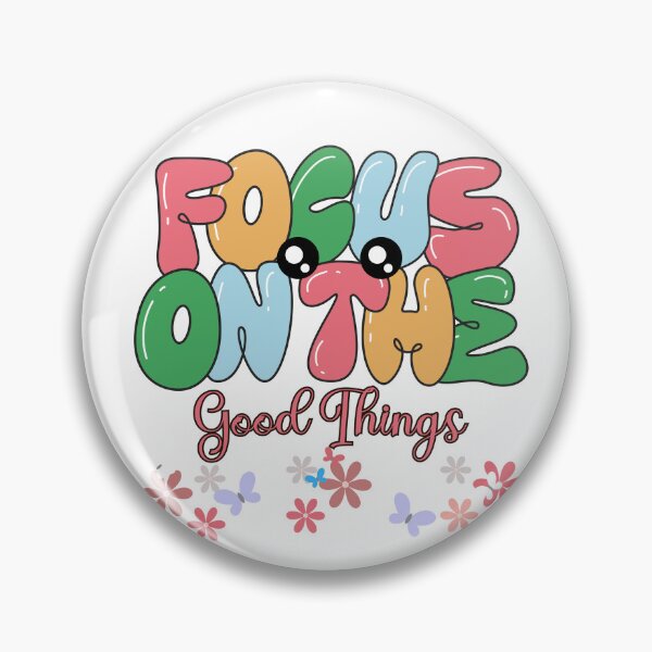 Item preview, Focus On The Good Things funny Design Quote designed and sold by Modern-Tropical.