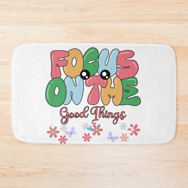 Item preview, Focus On The Good Things funny Design Quote designed and sold by Modern-Tropical.