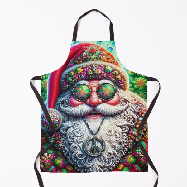 Item preview, Psychedelic Santa's Peaceful Revelry designed and sold by Moriarty's Digital Visions.