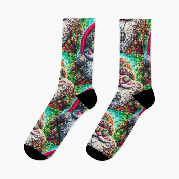 Item preview, Psychedelic Santa's Peaceful Revelry designed and sold by Moriarty's Digital Visions.
