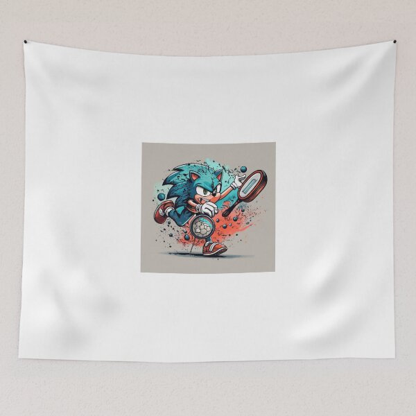 Item preview, Sonic playing Pickleball designed and sold by Ragedaddy72.