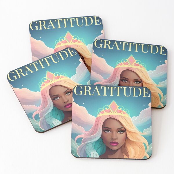 Item preview, Glam Woman Gratitude Yellow Motivational Mantra Inspiring Women designed and sold by Melan Designs.