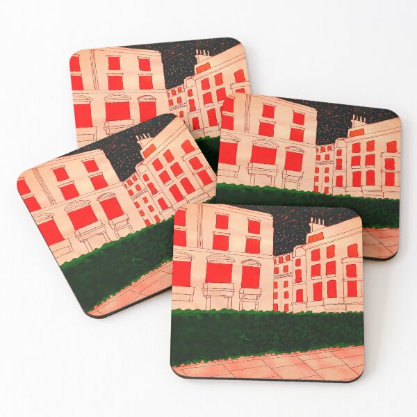 Item preview, Twilight Sky, City Night - Special Red Edition designed and sold by CherryCatDraws.