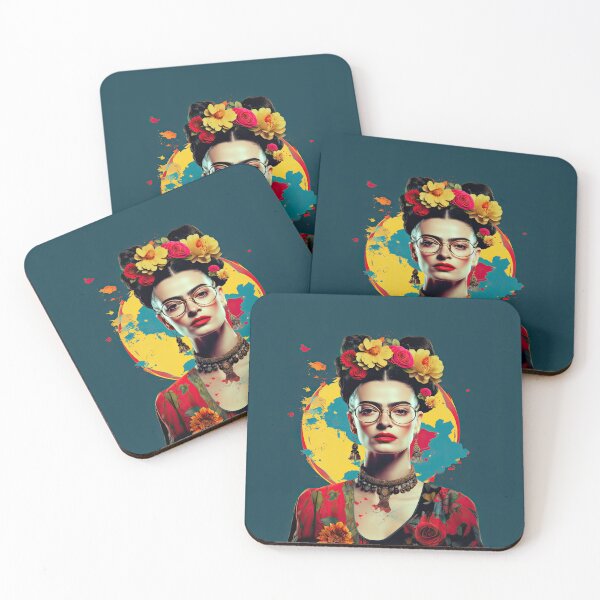 Item preview, Nerdy Frida Kahlo  designed and sold by AIbrushedHamlet.