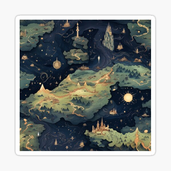 Item preview, Seamless Skybound Saga: Where Myth and Mountains Meet Among the Stars designed and sold by Phutharesuan Wachirapisut.