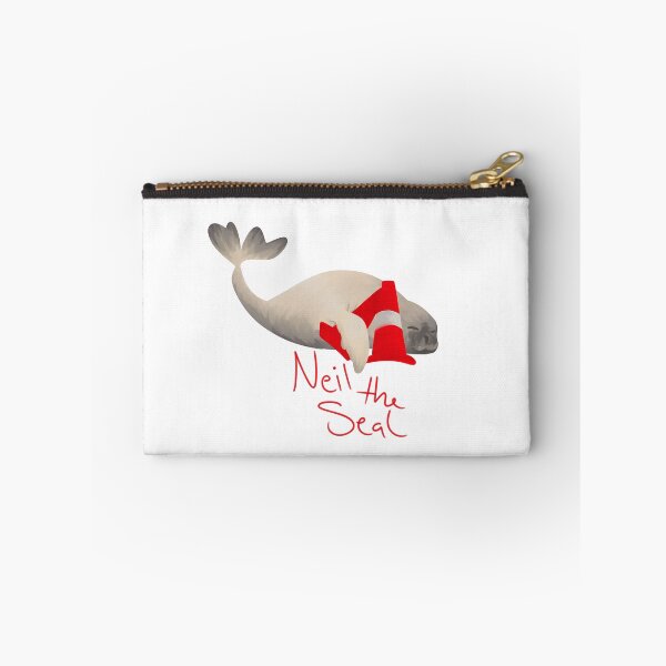 Item preview, Neil the Seal cuddles traffic cones  designed and sold by Krystal  Thomas.