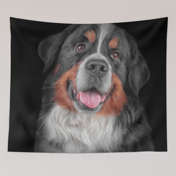 Item preview, Drawing Bernese Mountain Dog designed and sold by bonidog.