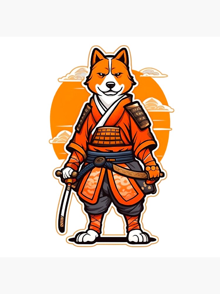 Japanese samurai dog fashion