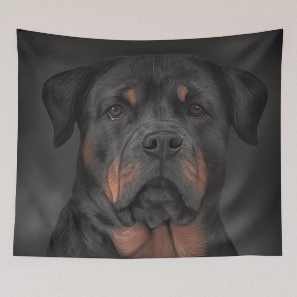 Item preview, Drawing dog rottweiler  designed and sold by bonidog.