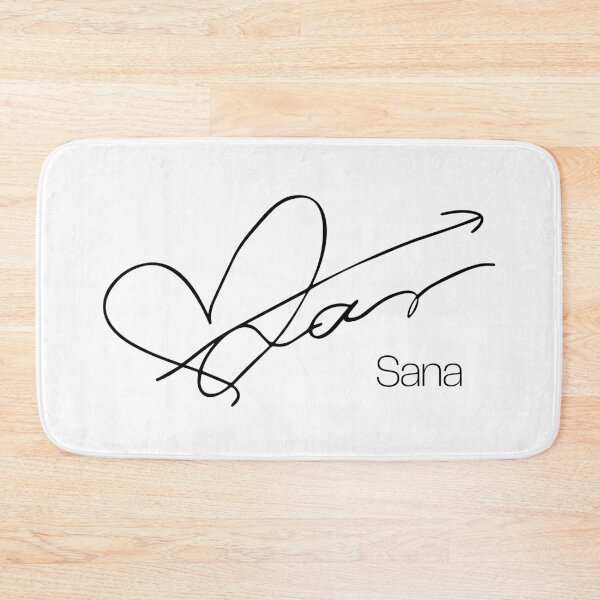Item preview, Sana's autograph (with her name) designed and sold by SappyYellowCR.
