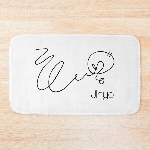Item preview, Jihyo's autograph (with her name) designed and sold by SappyYellowCR.