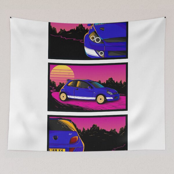 Item preview, Sport KA Car Illustration Synthwave designed and sold by Chase  Kelsall.