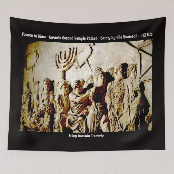 Item preview, Israels Second Temple Frieze Carrying The Menorah Print designed and sold by posterbobs.
