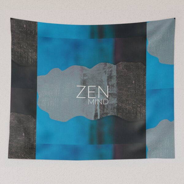 Item preview, Mente Zen Abstracta Azul designed and sold by MiANGELOFINEART.