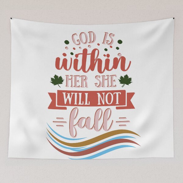 Item preview, God is within her she will not fall designed and sold by Modern-Tropical.