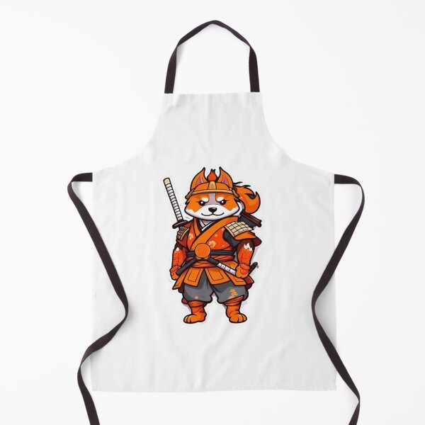 Item preview, Cool Japan samurai orange dog designed and sold by KorArtStudio.