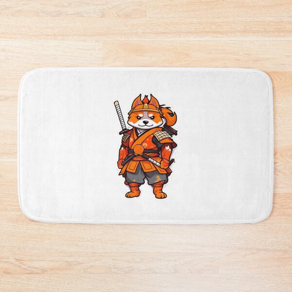 Item preview, Cool Japan samurai orange dog designed and sold by KorArtStudio.
