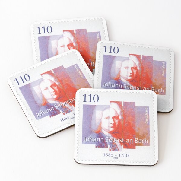 Item preview, Stamp from 250th anniversary of the death of Johann Sebastian Bach designed and sold by HeraldryCabinet.