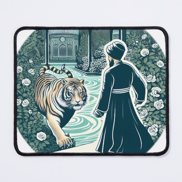 Item preview, A sufi with a tiger - Iran  designed and sold by Persian Pride Official.