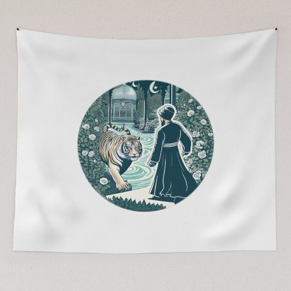 Item preview, A sufi with a tiger - Iran  designed and sold by Persian Pride Official.
