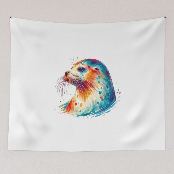 Item preview, Beautiful colorful seal designed and sold by Marcoshop10.