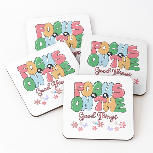 Item preview, Focus On The Good Things funny Design Quote designed and sold by Modern-Tropical.