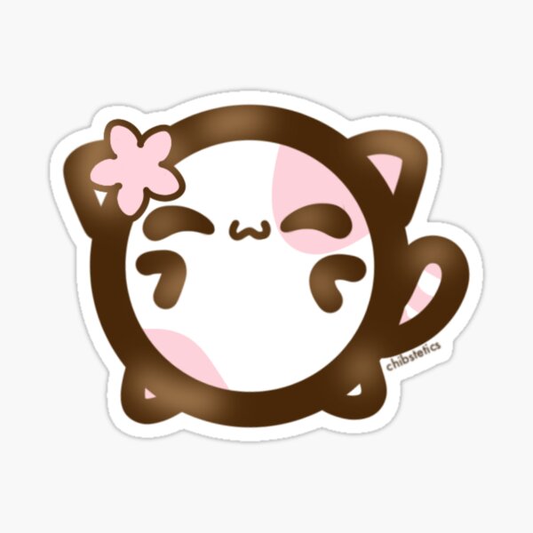 Cat donut 猫のドーナツ Cotton Candy Sticker – Hii Bbychan LLC