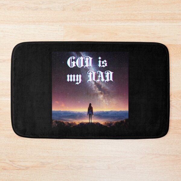 Item preview, God is my Dad say girl looking at the stars funny christian gifts for easter designed and sold by thankful-loco.