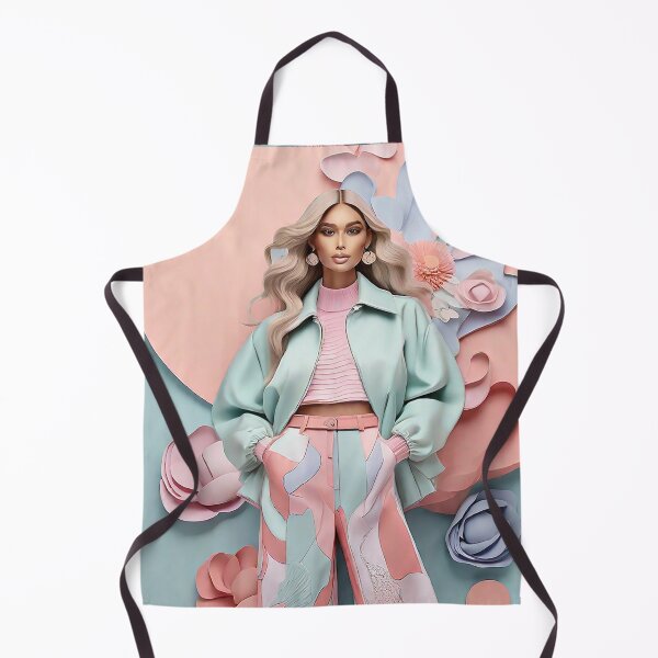 Item preview, beautiful blonde woman fashion in spring pink colors designed and sold by Carlos Gudino.