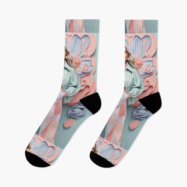 Item preview, beautiful blonde woman fashion in spring pink colors designed and sold by Carlos Gudino.