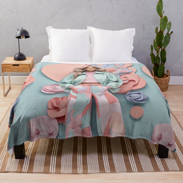 Item preview, beautiful blonde woman fashion in spring pink colors designed and sold by Carlos Gudino.