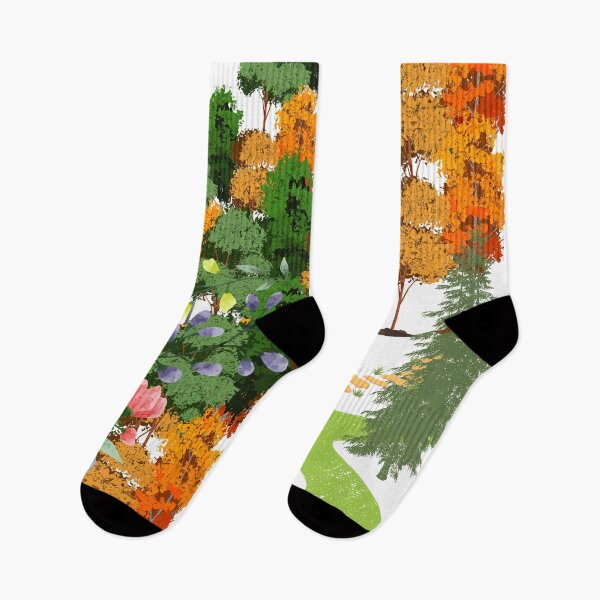 Item preview, autumn- landscape- tree- fall- season- flower- meadow- environment designed and sold by Modern-Tropical.