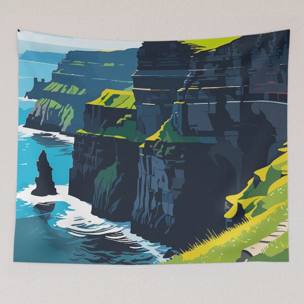 Item preview, Cliffs of Moher Landscape designed and sold by WildlifeInc.