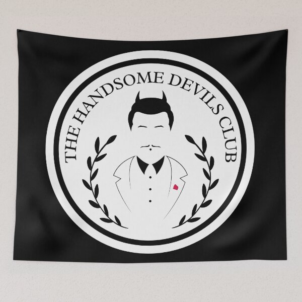 Item preview, HANDSOME DEVILS CLUB designed and sold by BootsNCatsStore.