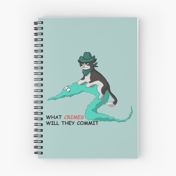 Item preview, cowboy cat and worm (teal) designed and sold by papercreatyre.