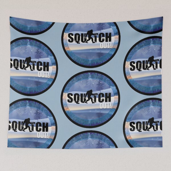 Item preview, Squatch Out Big Foot Image designed and sold by MiANGELOFINEART.